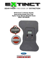 1999-2003 Power Stroke Upper Ash Tray Hydra Mount (STEALTH FACE) Grey Interior