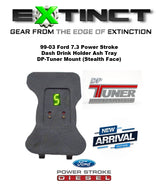 1999-2003 7.3 Power Stroke Drink Holder Ash Tray DP-Tuner Mount (STEALTH FACE)