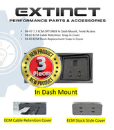 94-97 7.3 in Dash DP-TUNER Mount, PCM Cable Retention and Stock Style Cover
