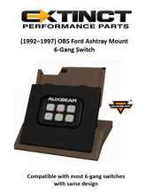 🚨(1992–1997) OBS Ford Ashtray Mount for 6-Gang Auxbeam Switch (Factory Fit)
