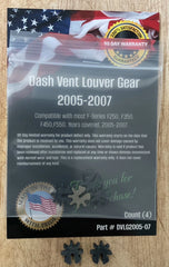 2005-2007 Ford Super Duty F250, F350 Dash Vent Repair Kit, with Key