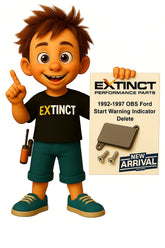 1992-1997 OBS Ford Start Warning Indicator Delete Smooth Face Snap Fit