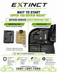 1992-1997 Ford 7.3 IDI / Power Stroke Wait-To-Start WTS Upper Repair Mount Kit