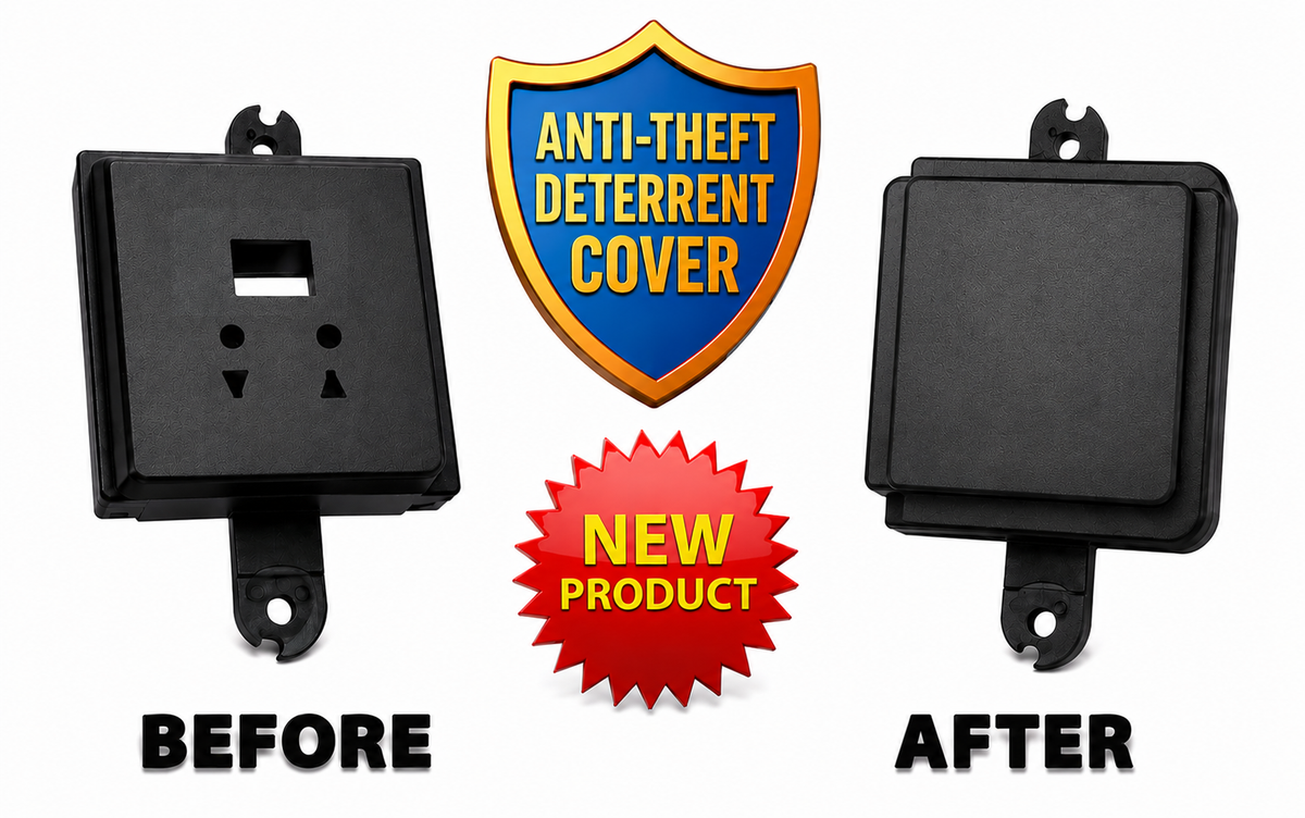 94-97 Ford 7.3 Diesel In-Dash Hydra Mount with Anti-Theft Deterrent Cover
