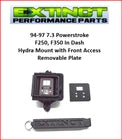 94-97 7.3 Power Stroke In Dash Hydra Mount w/ Removable Front Cover