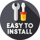 99-03 7.3 Power Stroke Cut-In Dash Hydra Mount w/Dual Black Retention Covers