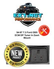 94-97 OBS Ford Truck 7.3 Diesel in Dash DP-TUNER Mount with Matching Bezel