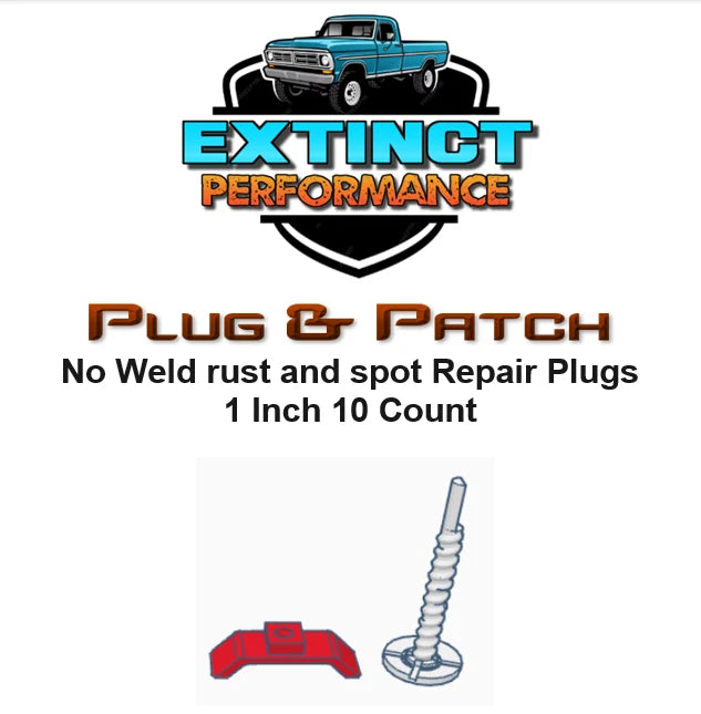 Plug, Twist & Patch Rust and Damage Repair, 1 inch 10 count