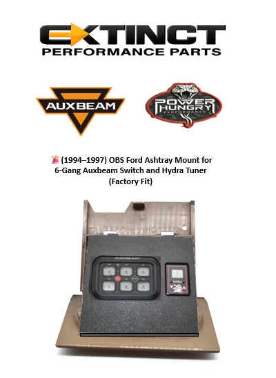 1994-1997 OBS Ford7.3 Powe Stroke Ash Tray Insert with Hydra-Tuner (Factory Fit)