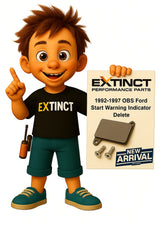 1992-1997 OBS Ford Start Warning Indicator Delete Smooth Face Snap Fit