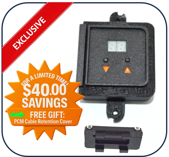 1994-1997 F Series 7.3 Power Stroke Hydra Mount w/free PCM Cable Retention Cover