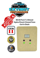 99-03 OBS Ford 7.3 Power Stroke F250, F350 Closed Face In Dash Hydra Mount